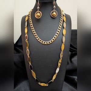 #47. TRENDING MIXED METALS! Elegant Gold and Silver Necklaces and Earringd
